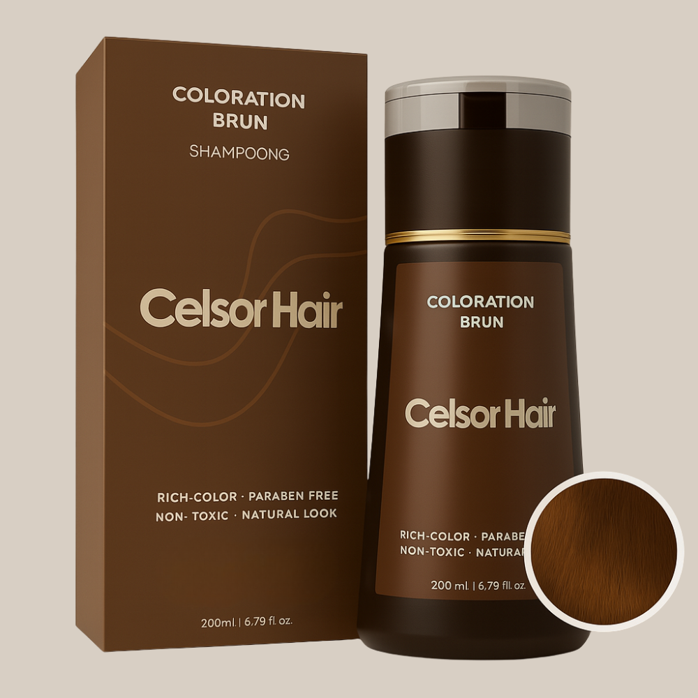 Celsor Hair - Shampoing 10 Minutes Anti-Cheveux Blancs