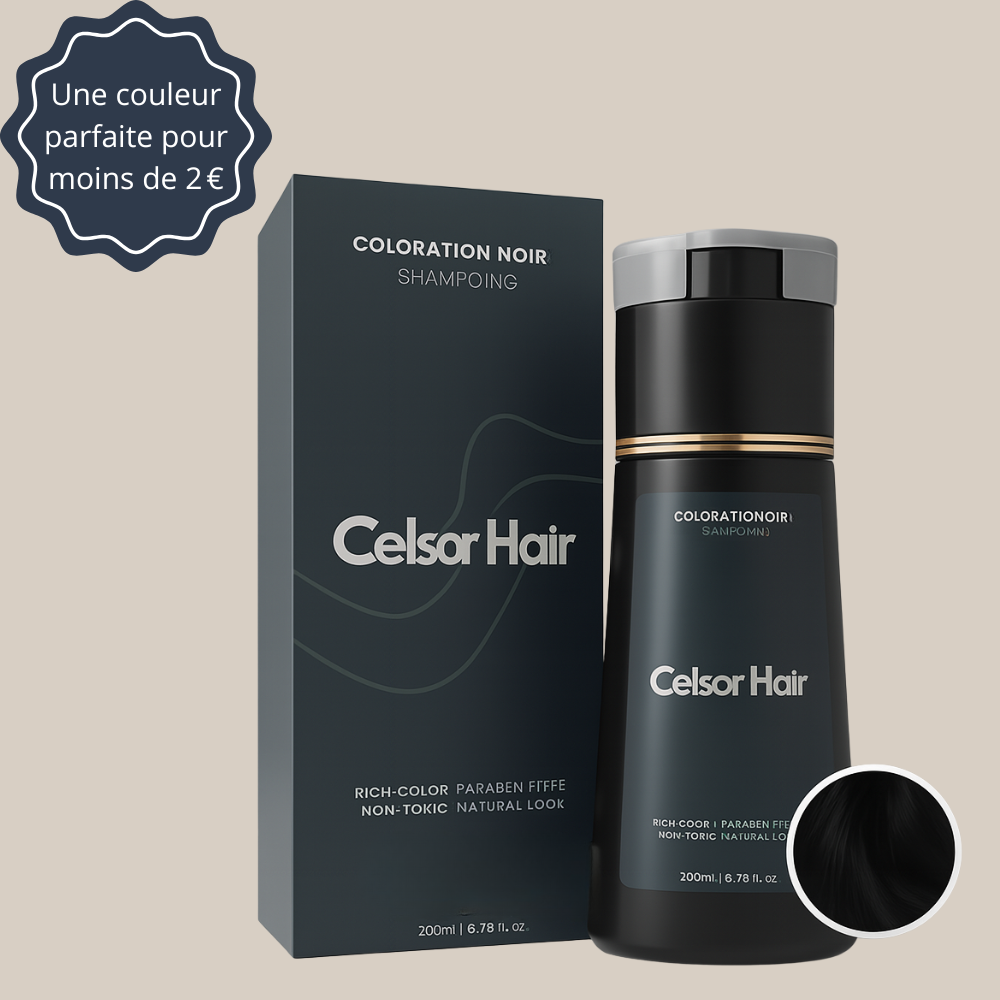 Celsor Hair - Shampoing 10 Minutes Anti-Cheveux Blancs